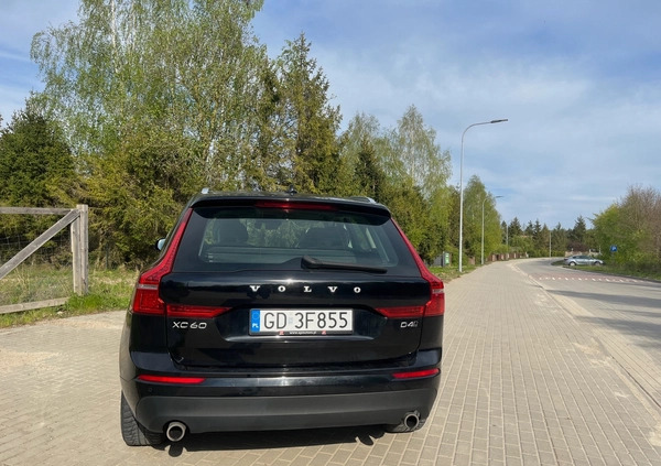 Volvo XC 60 cena 135000 przebieg: 139900, rok produkcji 2017 z Gdańsk małe 154
